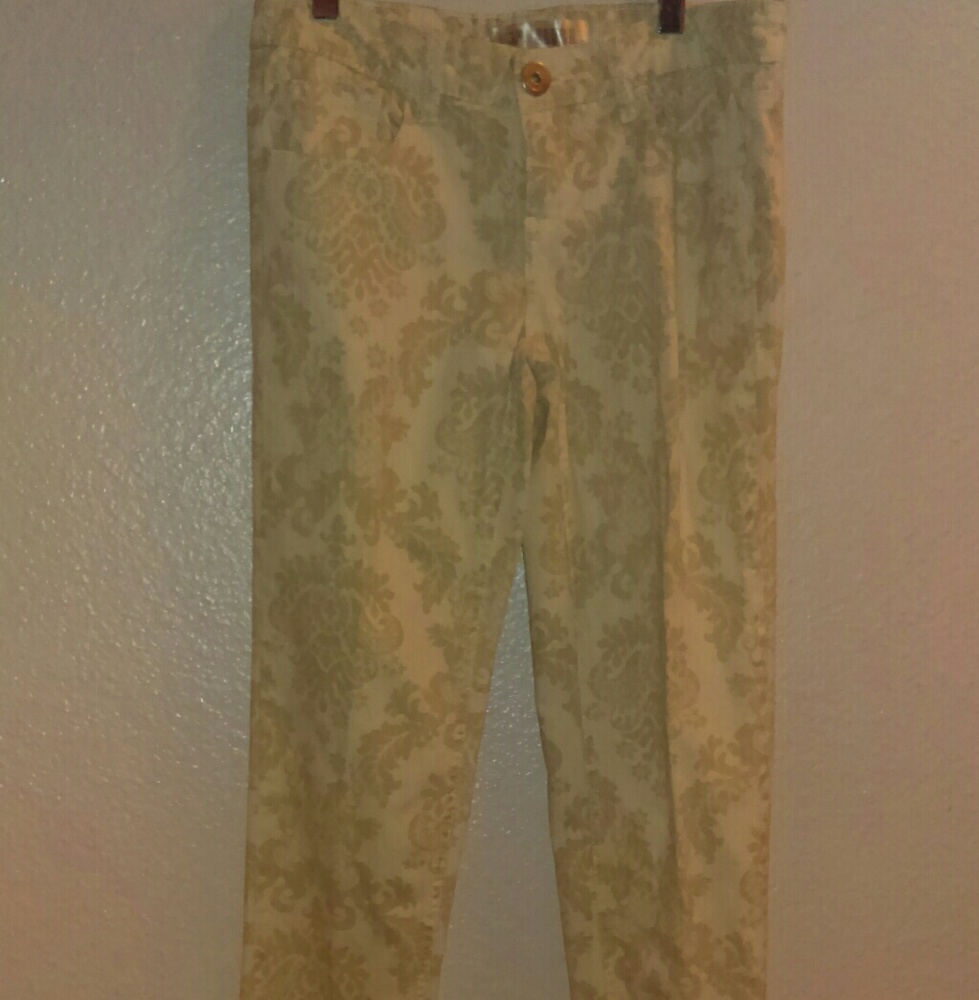 WURL tan printed pants